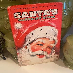 Vintage Christmas Book - Santa Surprise Book