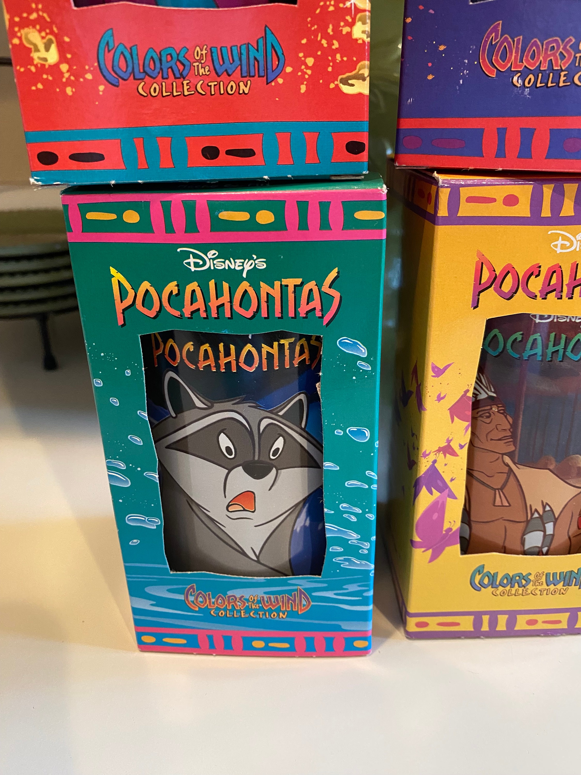 Walt Disney Burger King Collector Vintage Cups - Pocahontas Set of 4 - Etsy