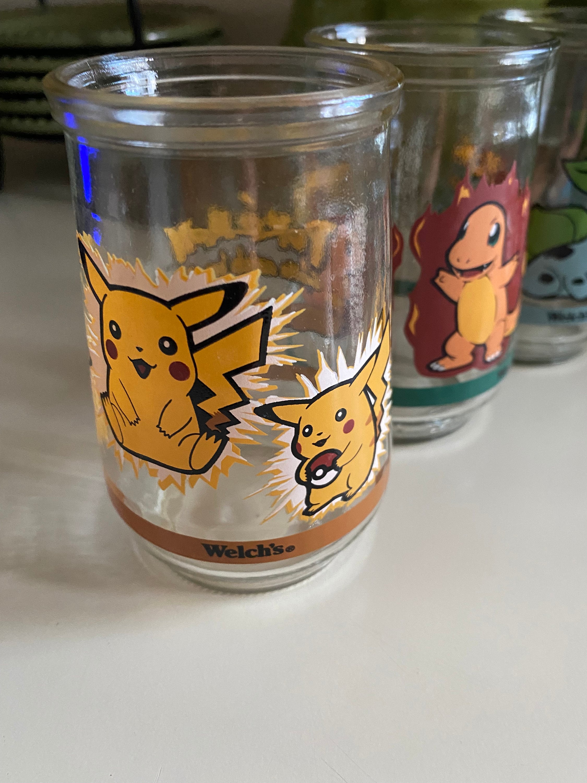 Welch's Vintage Pokemon Glasses - Set of 9 - Etsy