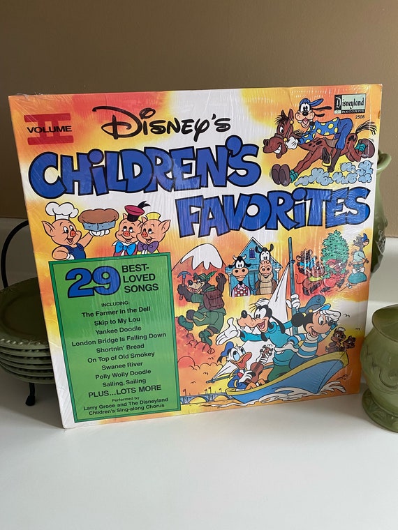 Walt Disney's Official Children's Favorites Songs Vinyl Record - Etsy
