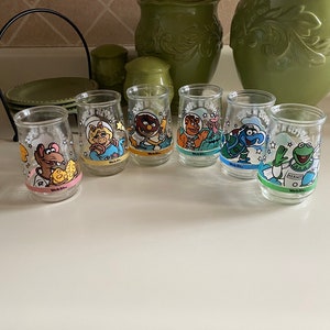 Welch's Vintage Muppets Glasses - Set of Six