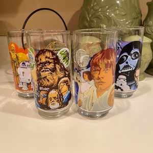 Star Wars Movie Burger King 1977- Set of 4