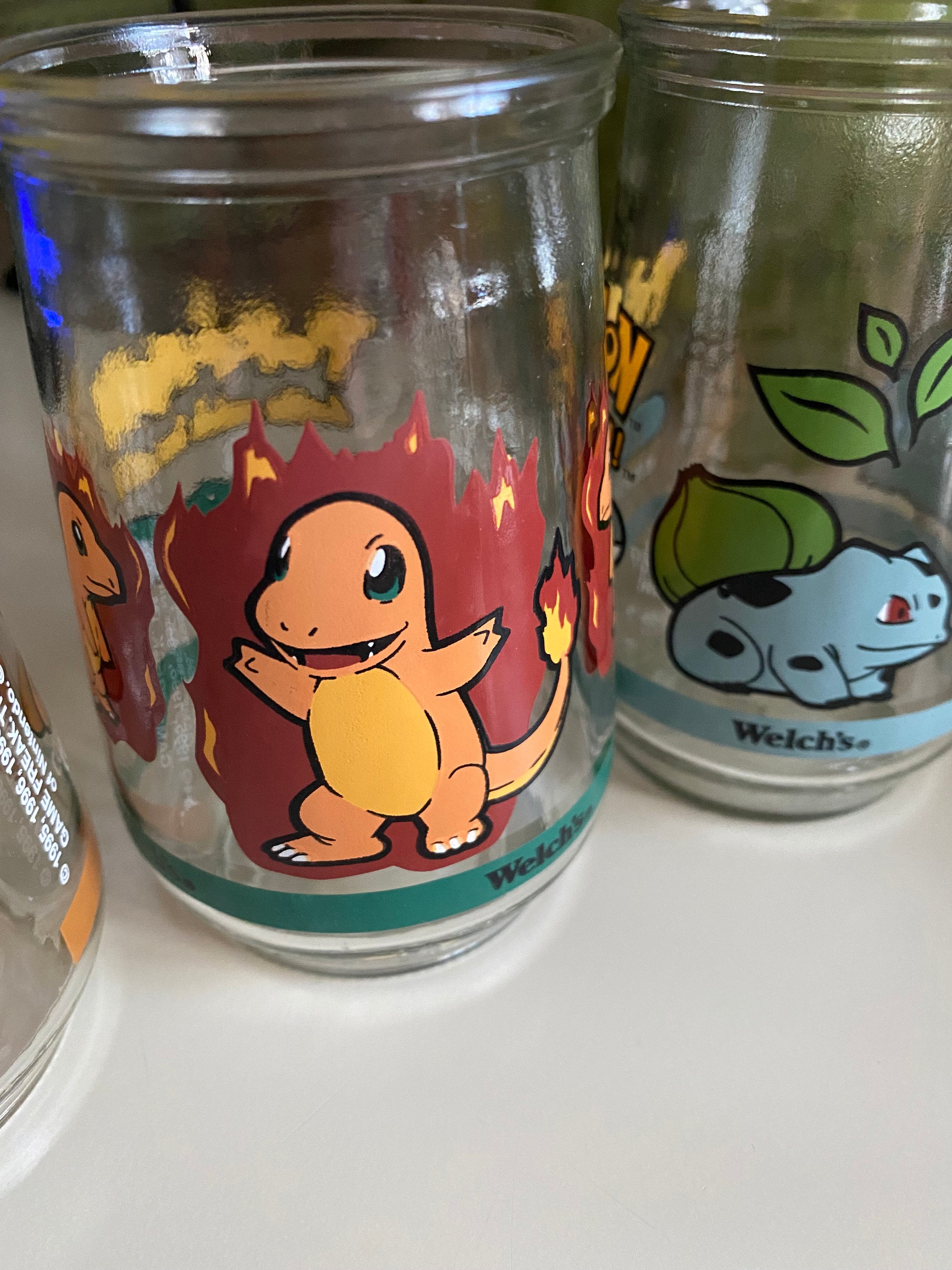 Welch's Vintage Pokemon Glasses - Set of 9 - Etsy