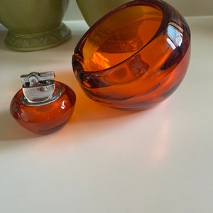 VIKING GLASS ASHTRAYバイキング 積み重なれ 灰皿70's