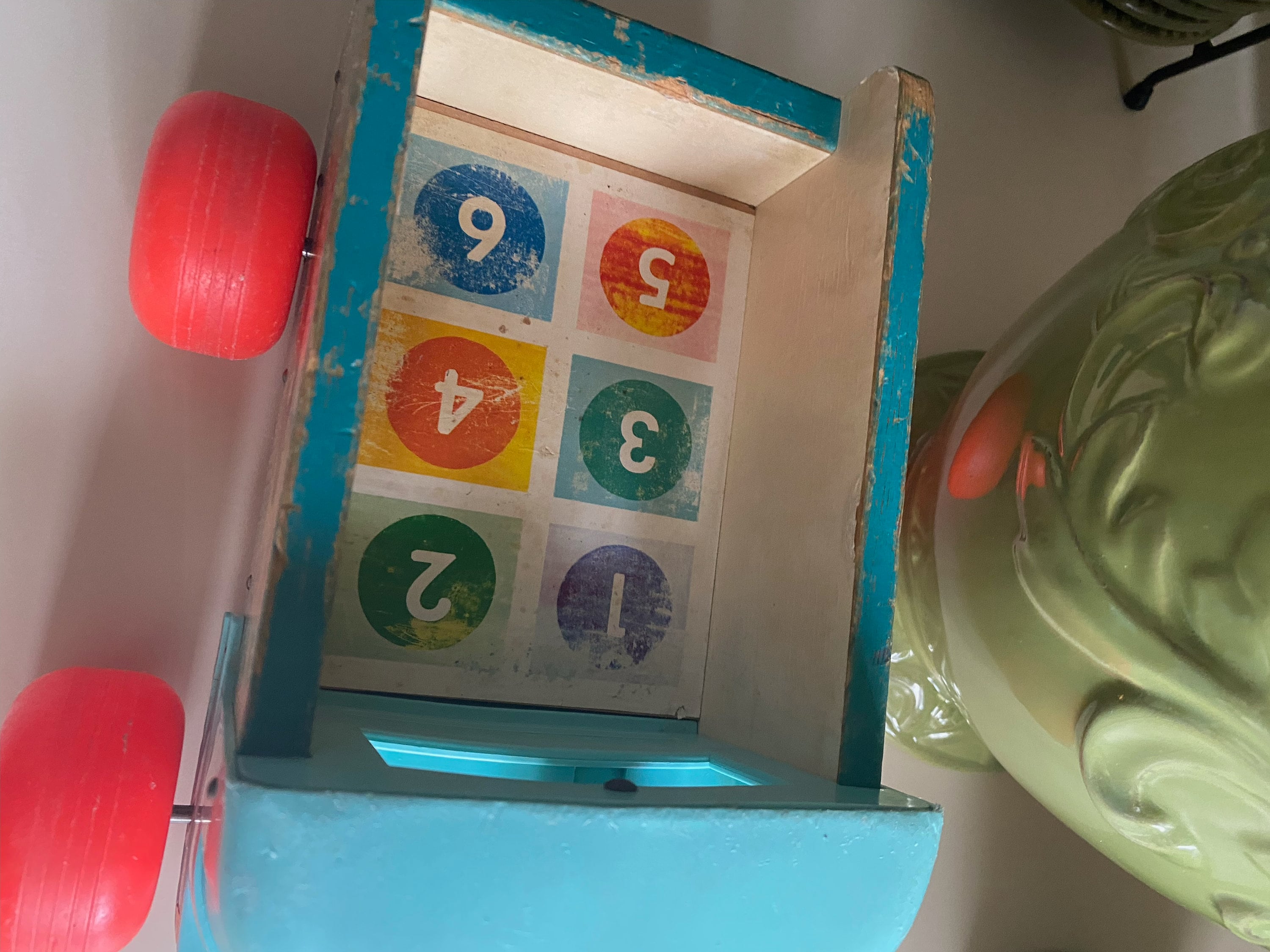 ヴィンテージ フィッシャープライス ミルクワゴン プルトイ