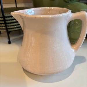 Jackson China Tan Small Pitcher - Restaurant Use