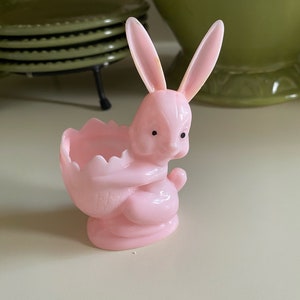 Vintage Easter Bunny Candy Container - 1960&#39;s