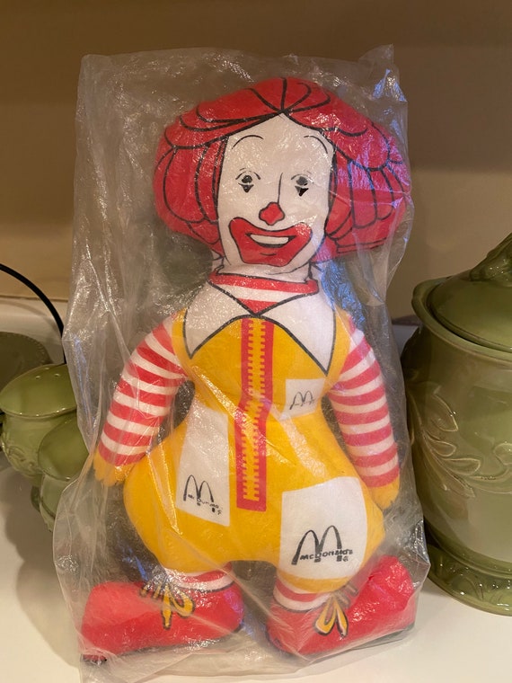 Ronald Mcdonald Vintage Plush Doll - 1977 - Etsy