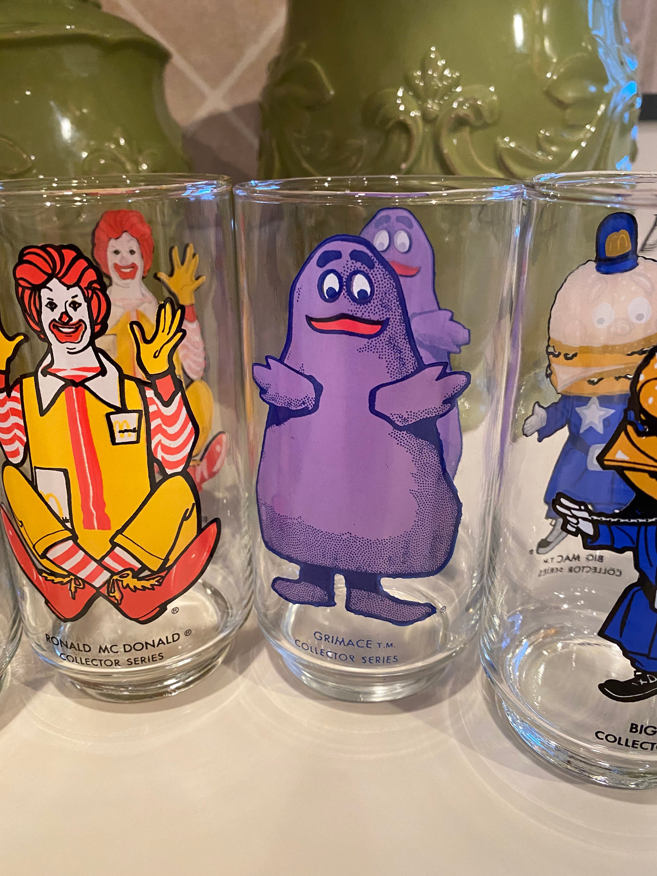 マクドナルドキャラクター ヴィンテージグラス - 6個セット - Etsy 日本