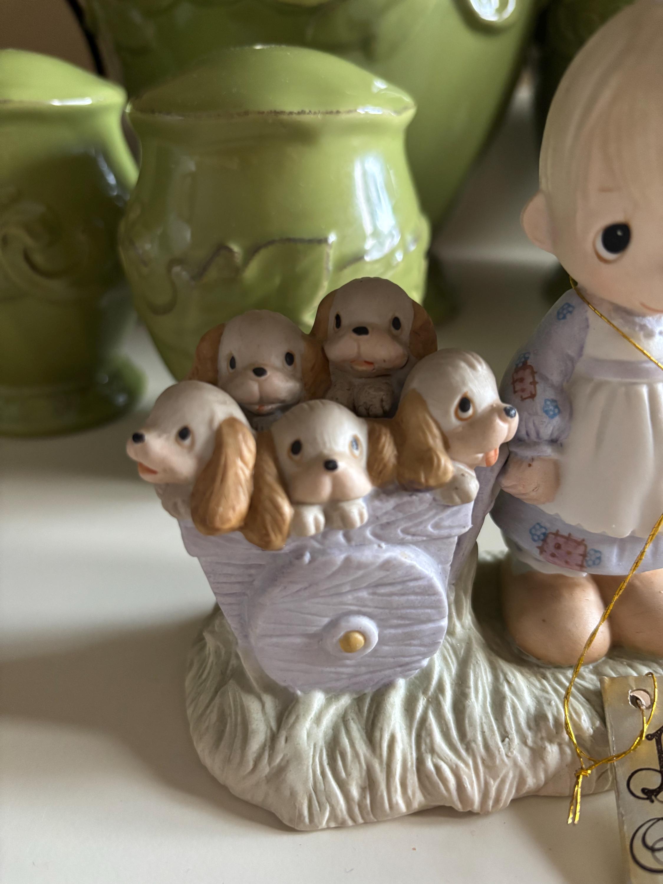 Precious Moments God Loveth a Cheerful Giver - Rare and Retired