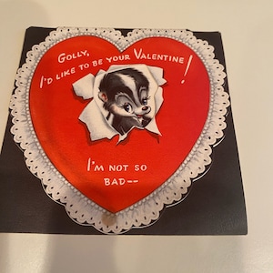 Vintage Hall Brother Inc-papieren keurmerk Valentijnsdagkaart