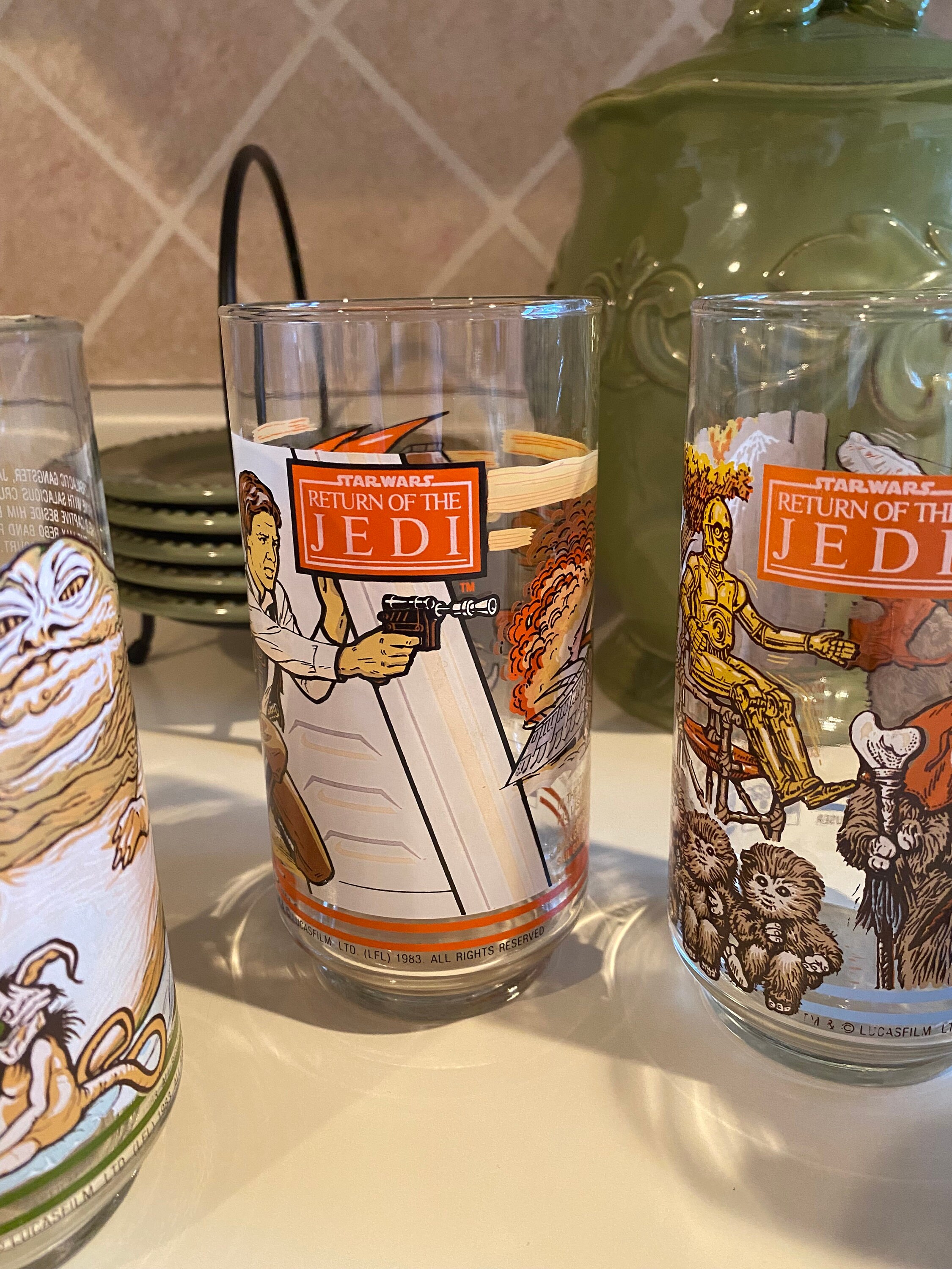 Star Wars Burger King 1983 Return of Jedi Cups - Set of 4 - Etsy