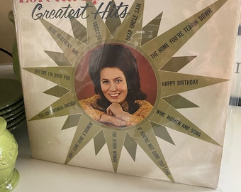 Loretta Lynn's Greatest Hits Vintage Album Record