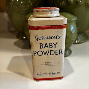 Vintage Johnson and Johnson Baby Powder Tin - Etsy