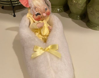 Coleccionable Vintage Annalee Baby Bunny- 1992