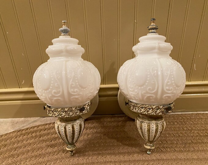 Vintage Electric Lighting Victorian Wall Lamps Etsy