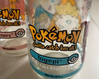 Welch's Vintage Pokemon Glasses - Set of 9 - Etsy