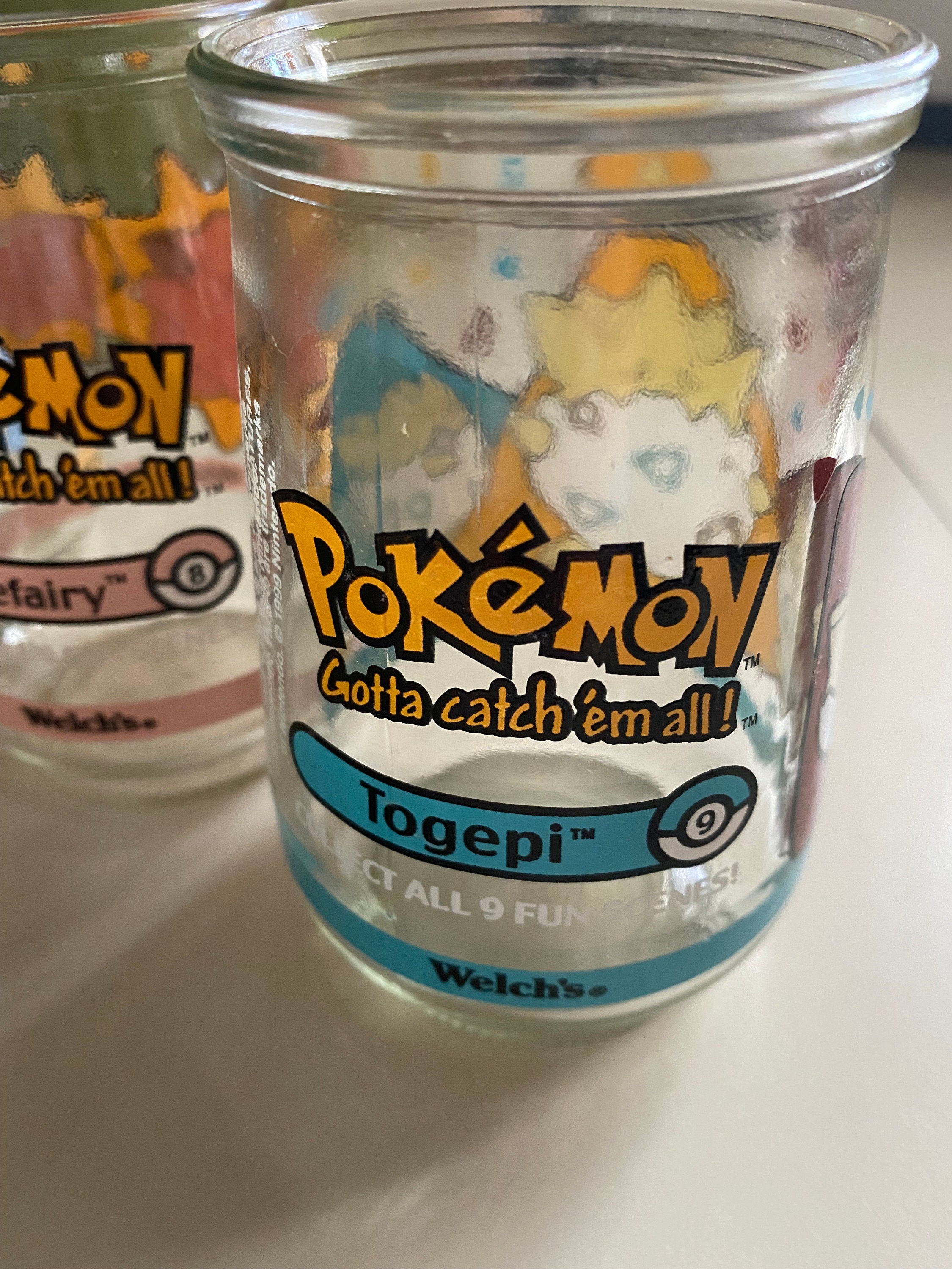 Welch's Vintage Pokemon Glasses - Set of 9 - Etsy