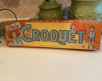 Parlor Vintage Croquet in Box