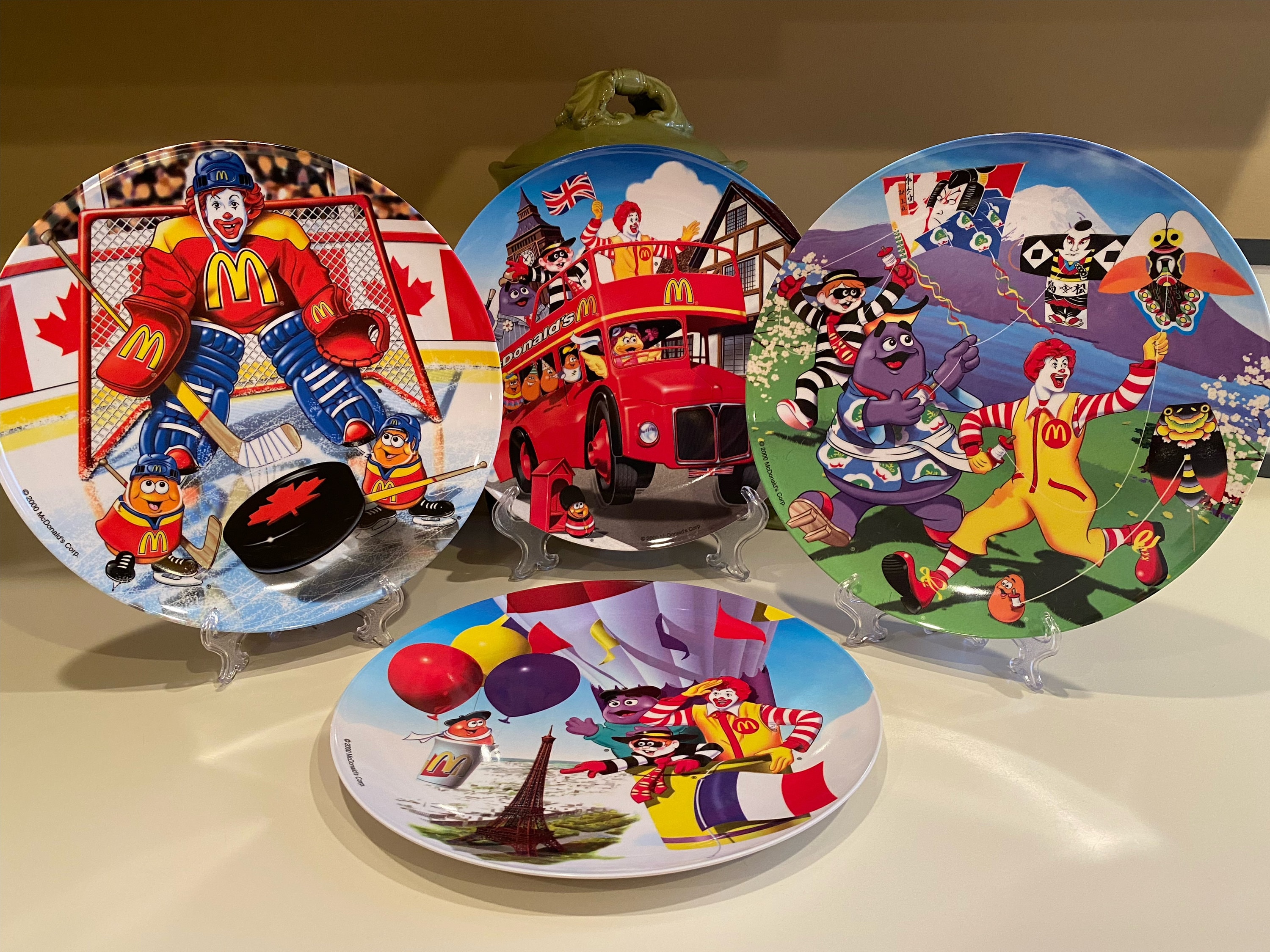 Mcdonalds Olympics Vintage Plates -set of 4 - Etsy