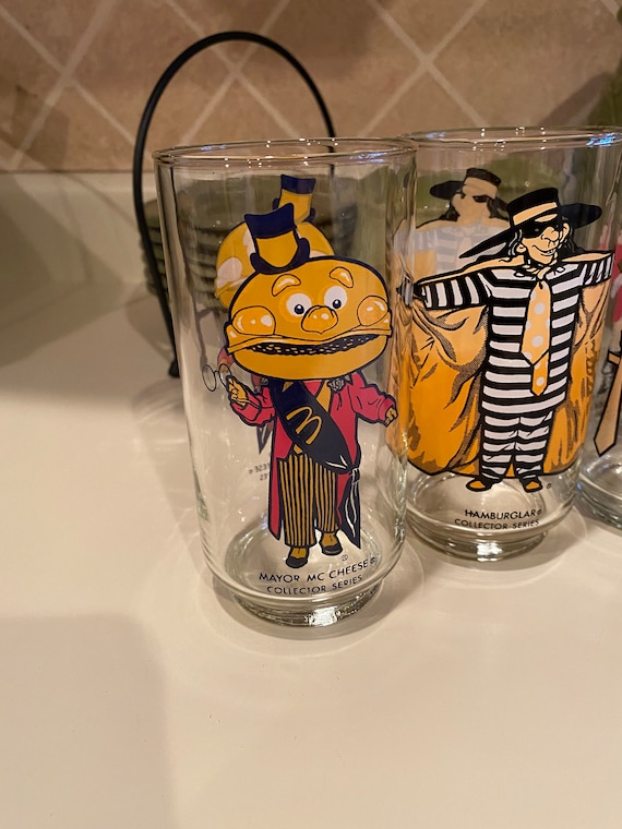 マクドナルドキャラクター ヴィンテージグラス - 6個セット - Etsy 日本