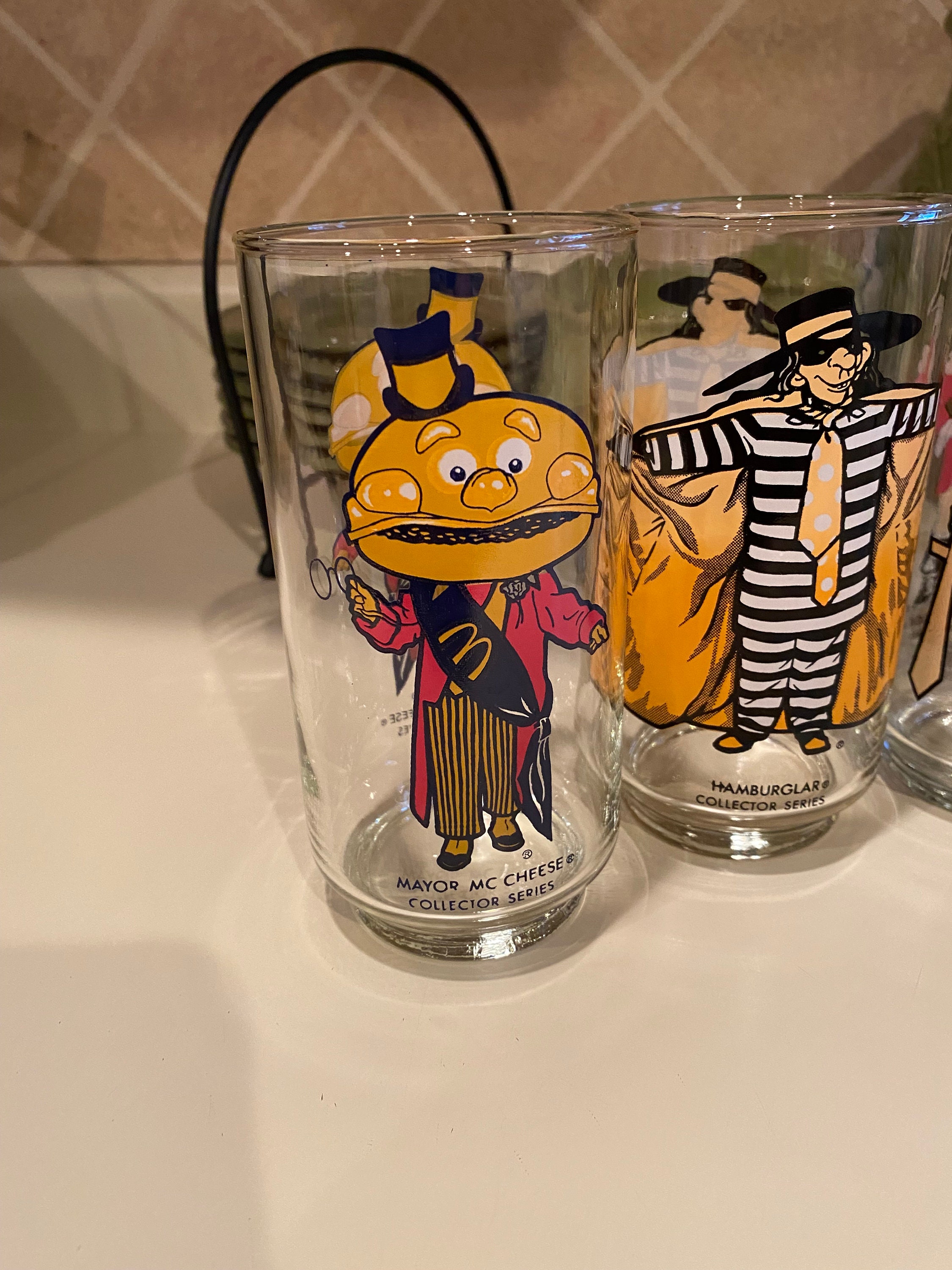 マクドナルドキャラクター ヴィンテージグラス - 6個セット - Etsy 日本