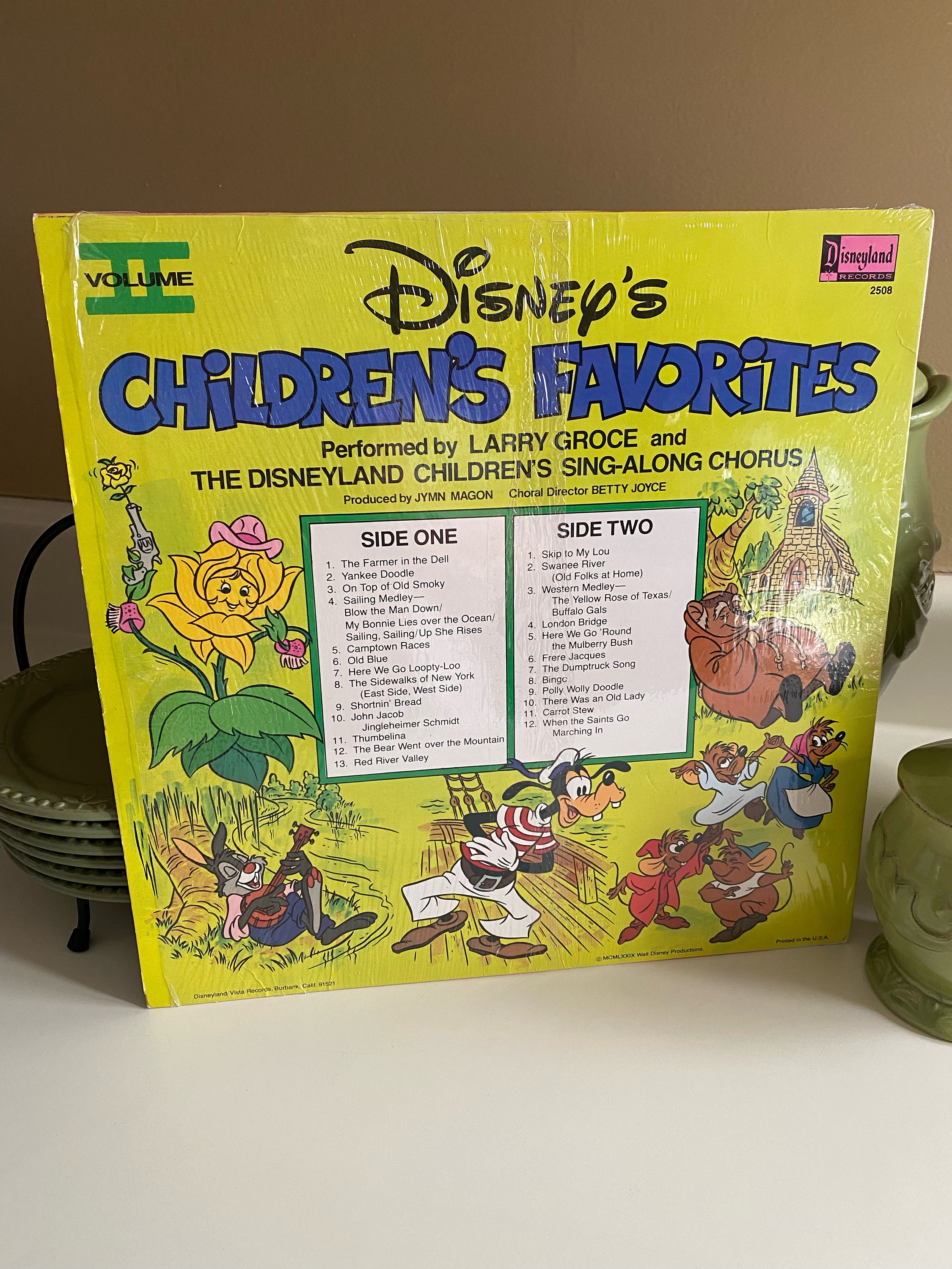 Walt Disney's Official Children's Favorites Songs Vinyl Record - Etsy