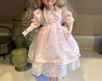 ヴィンテージ ジャン・ハガラ磁器 SHARICE と LEE FIGURINE ビクトリア