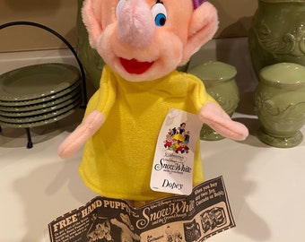Promotional DishSoap Vintage Puppet - Dopey - Walt Disney Co.