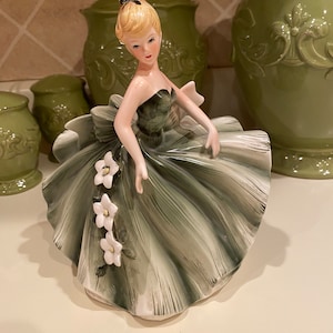 Lefton Dancing Girl Vintage Planter - #2908