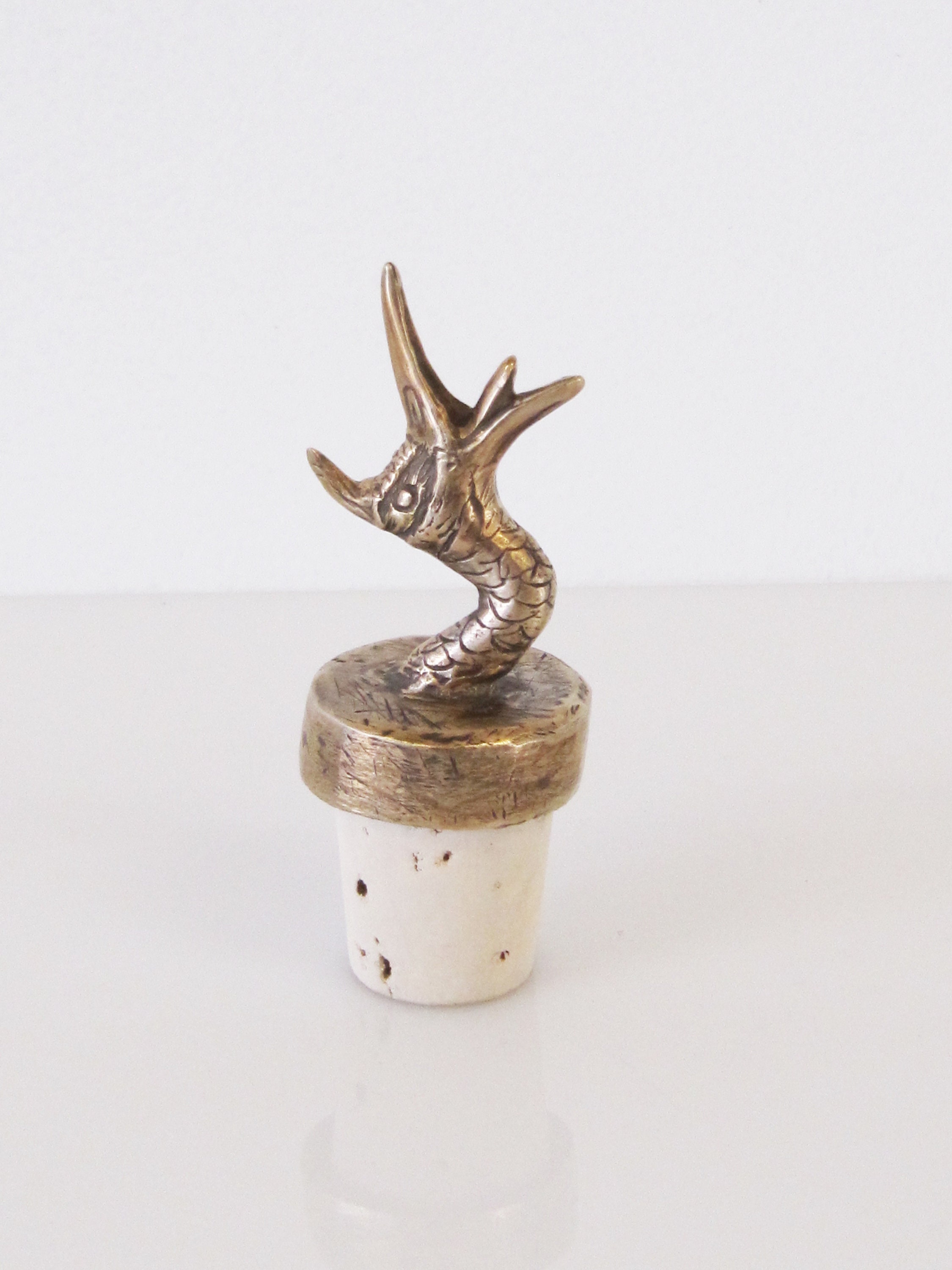 Bronze Bird bottle stopper