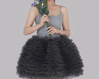TEATREE Tulle Bloomer-style Paneled Strapless Dress with Balletcore Tutu Skirt, Cute Summer short Dress, Casual Puff Dress