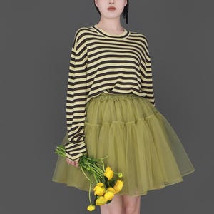 Customized Various Colors! Sweet Tulle Puff Skirt with elastic Waist,Mini Skirt,Tutu Skirt,Short Skirt,Girl&#39;s Skirt,Gift for Her