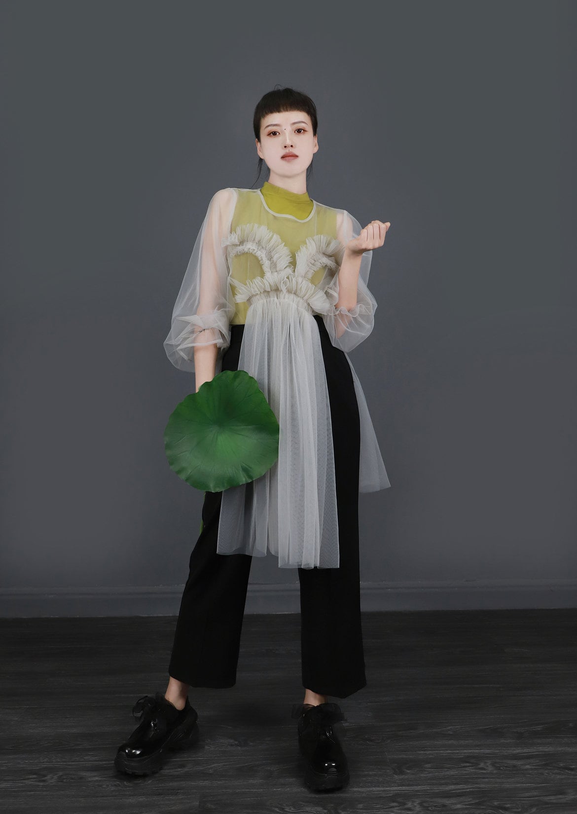 Transparency Clothes Mesh Tulle Dress,see Through Dress,sheer Dress, Long Sleeve Mesh Dress ...