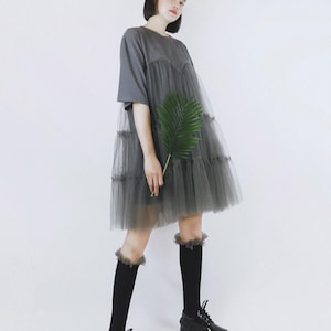 Tulle Tshirt Dress - Etsy