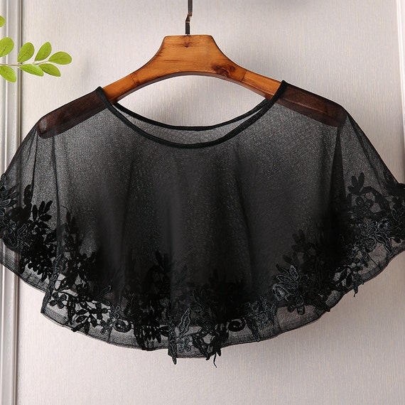 Black lace best sale cloak