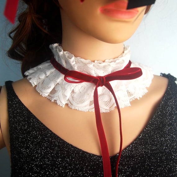 Handmade White Lace Collar Necklace Choker Accessories Fake Collar,princess  Collar Small Shawl,doll Collar Custom Jewelry 