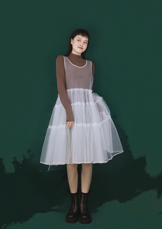 Mesh Tulle Dress,see Through Dress, Lolita Dress,lolita Accessory,sheer  Dress,festival Dress,sleeveless Dress - Etsy