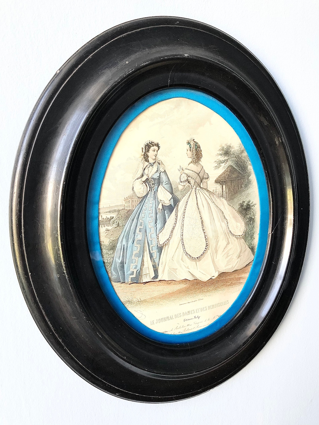 Le Journal Des Dames Et Des Demoiselles Antique Frame Page French