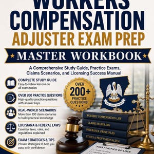 Louisiana Workers’ Compensation Adjuster Exam Prep Master Workbook