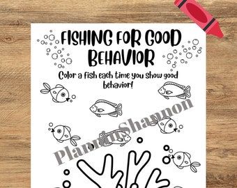 Good Behavior Coloring Sheet for Kids Positive Behavior Classroom and Homeschool