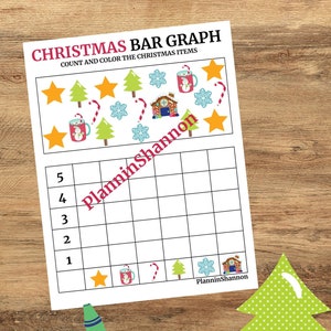 Bar Graph Math Graphing Christmas Bar Graph Math Centers