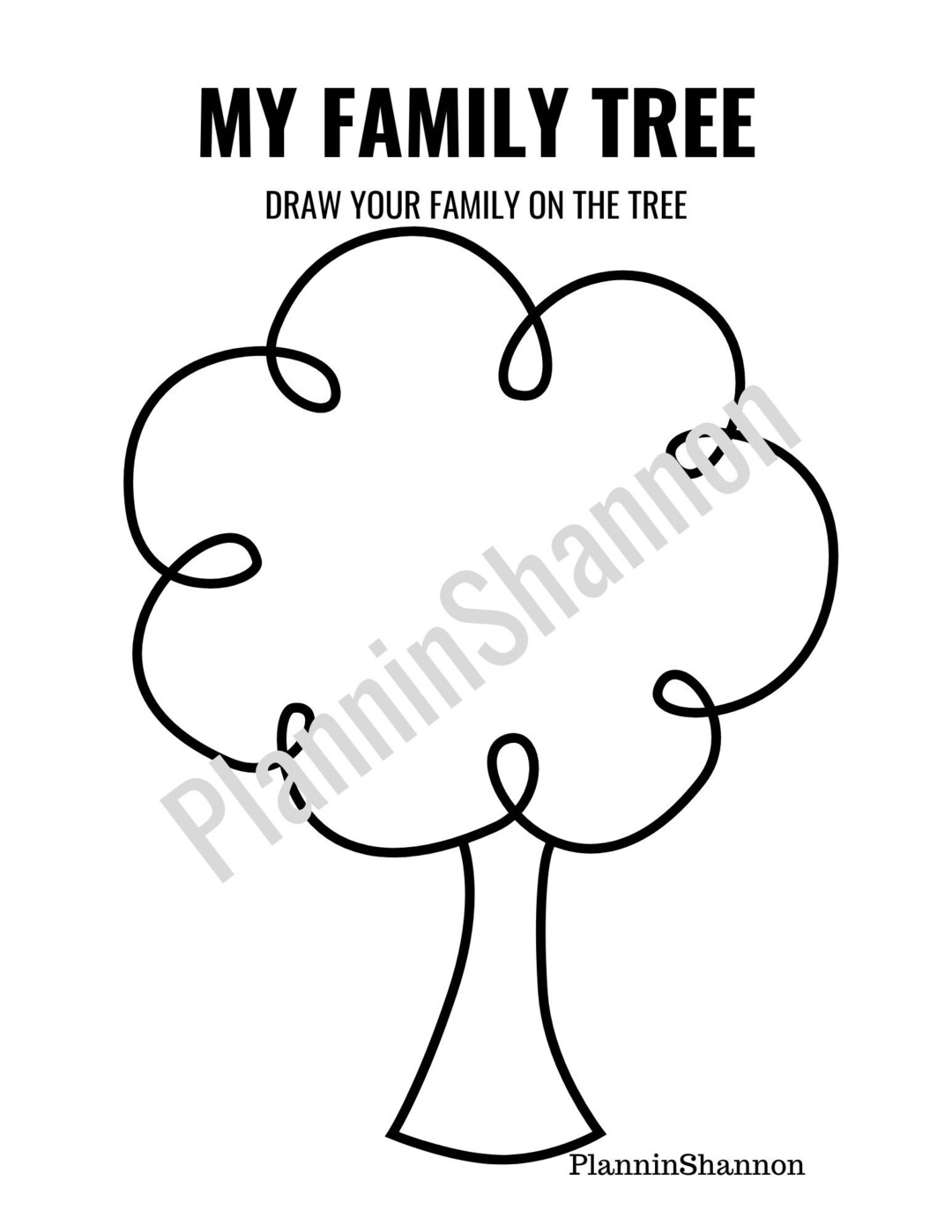 Family Tree Worksheet Kids Family Tree Art Kids Activity Family
