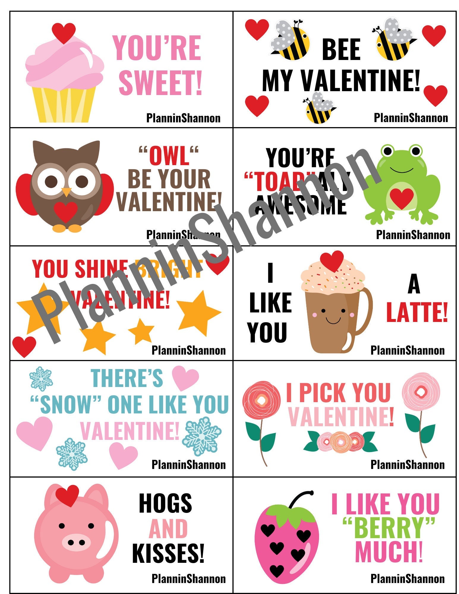 Valentine Cards for Kids Classroom Valentine Cards Valentines Day - Etsy