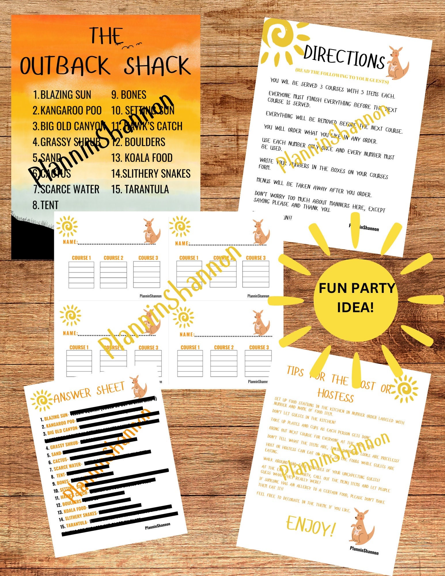 Mystery Meal Party Kids Party Birthday April Fools Day Party