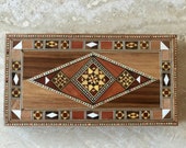 marquetry box Jewelry Storage cigar middle eastern