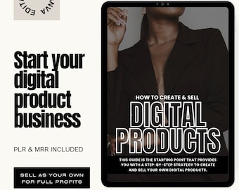 Cómo crear y vender productos digitales [con MRR y PLR]