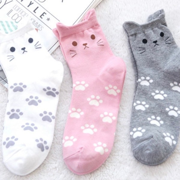 Cat Socks for Women - Etsy