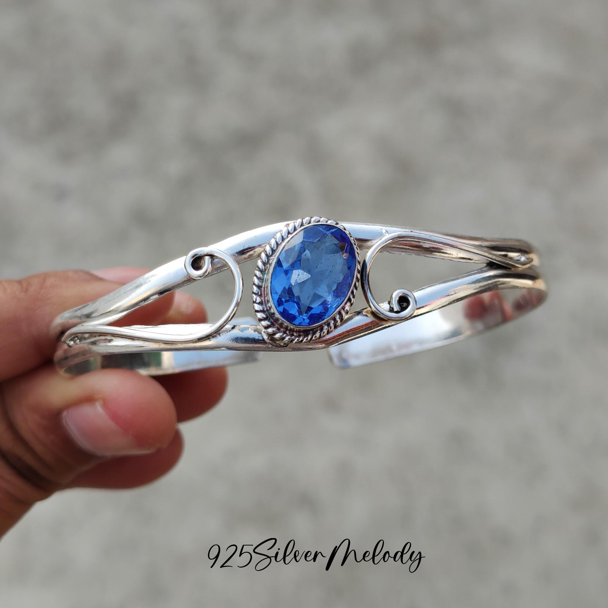 Sterling Silver Tanzanite Bangle Bracelet | Property Room