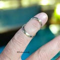 Finger Joint Ring, Special Ring For Pain Relief, Splint Ring, Swan Neck Splint For Dip Joint, Sterling Silver Swan Ring, Silver Splint Ring